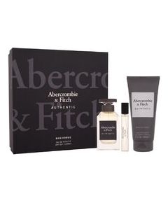 Abercrombie Authentic Dárková sada EDT 100 ml, sprchový gel 200 ml a miniaturka EDT 15 ml 100ml Dāvanu komplekti