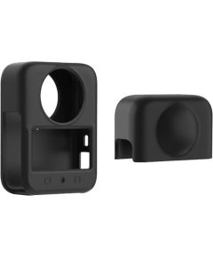 PULUZ silicone lens cover DJI Osmo 360 (Black) Aksesuāri sporta kamerām
