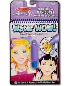 MELISSA & DOUG Water Wow! раскраска водой -Мейк и Маникюр Творческие игрушки