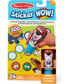 MELISSA & DOUG Uzlīmju grāmata MELISSA Sticker WOW! Aktivitāšu komplekts – Suns Radošās rotaļlietas