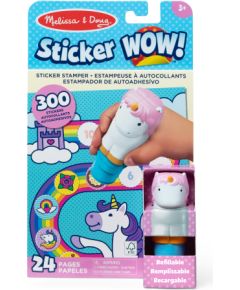 MELISSA & DOUG Sticker Wow! Aktivitāšu komplekts – Vienradzis Radošās rotaļlietas