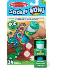 MELISSA & DOUG Uzlīmju grāmata MELISSA Sticker WOW! Aktivitāšu komplekts – Dinozauri Radošās rotaļlietas