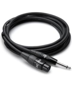 Hosa - Kabel mikrofonowy PRO XLRf - TS. 1.5m Jaunumi - Audio-Video