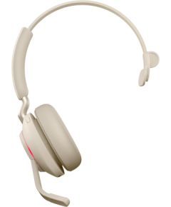 Jabra Evolve2 65 USB-C Beige MS Mono Austiņas