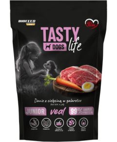 BIOFEED Tasty Dogs Life Junior Veal - wet dog food - 150g Suņu barība