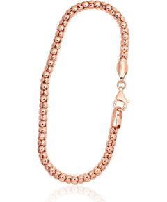 Sudraba aproce #2600395(PAu-R), Sudrabs 925°, sarkanais zelts (pārklājums), garums: 19 cm, 5.1 gr. Ar zelta pārklājumu