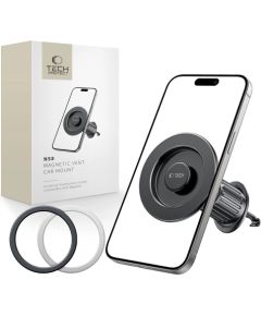 Магнитный держатель Tech-Protect N58 MagSafe для автомобильного вентиляционного отверстия - черный Автомобильный держатель