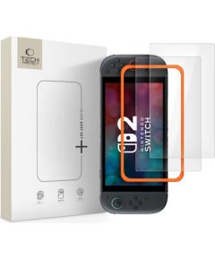 Протектор экрана Tech-Protect Easy Set+ 2-Pack для Nintendo Switch 2 прозрачный Защитная пленка для экрана