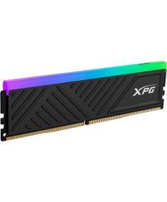 ADATA DDR4 - 8GB - 3200 - CL - 16, single (black, AX4U32008G16A-SBKD35G, XPG Spectrix D35G, INTEL XMP) RAM Operatīvā atmiņa