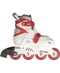 SEBA Junior J Blanc Rouge skrituļslidas Роликовые коньки