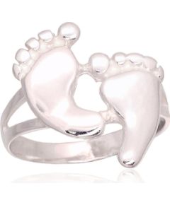 Sudraba gredzens #2101659, Sudrabs 925°, Izmērs: 15.5, 2.8 gr. Sieviešu