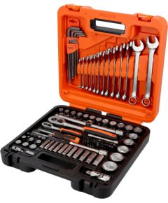 Bahco Muciņu un atslēgu komplekts 1/4"+1/2" 98gab, Dynamic-Drive Atslēgu komplekti