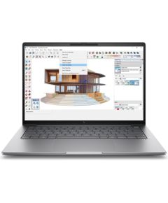 HP ZBook 8 G1i Intel Core Ultra 7 255H Mobile workstation 35.6 cm (14") WUXGA 16 GB DDR5-SDRAM 1 TB SSD NVIDIA RTX 500 Ada Wi-Fi 7 (802.11be) Windows 11 Pro AI Workstation, AI PC Silver Portatīvie datori