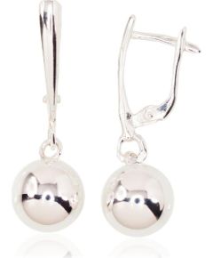 Sudraba auskari ar 'angļu' slēdzēju #2203138, Sudrabs 925°, 4 gr. Ar "angļu" slēdzēju