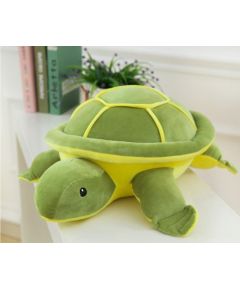 Leantoys Maskotka Pluszowy Żółw Zielony 55 cm LEAN Toys Mīkstās rotaļlietas