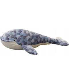 LeanToys Maskotka Pluszowa Wieloryb Szary 50 cm Mīkstās rotaļlietas