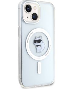 Karl Lagerfeld IML Choupette MagSafe Case Aizsargapvalks priekš iPhone 15 / caurspīdīgs Neoriģinālie Maciņi
