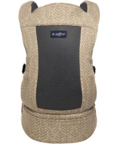 Ķengursoma CITY AIR Beige Leaves N27-019 Womar [A] Сумки - кенгуру и слинги