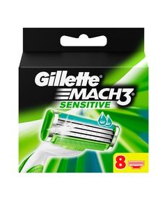 Gillette Mach 3 Sensitive - Replacement head 4.0ks Smaržas - NESAKĀRTOTS