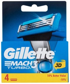 Gillette Mach3 / Turbo 3D 4pc Skuvekļu papildpiederumi