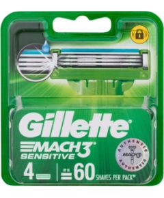 Gillette Mach3 / Sensitive 4pc Skuvekļu papildpiederumi