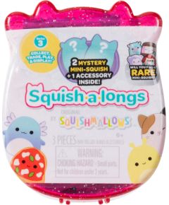 SQUISHMALLOWS SQUISH-A-LONGS figūriņas, 2-paka necaurspīdīgā iepakojumā, 2,5 cm Jaunumi, Bērnu preces