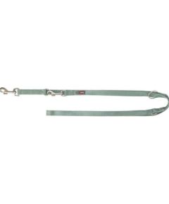 Trixie Premium smycz regulowana dla psa taśma szałwia L–XL: 2.00 m/25 mm Citas preces