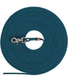 Trixie Smycz treningowa, dla psa, linka, okrągła, petrol, S–M: 20 m/o 6 mm Citas preces