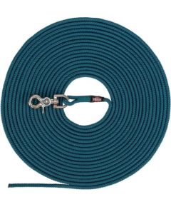 Trixie Smycz treningowa, dla psa, linka, okrągła, petrol, S–M: 10 m/o 6 mm Citas preces