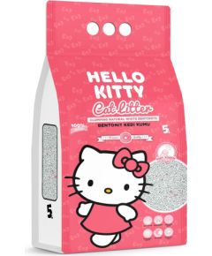 Żwirek dla kota HelloKitty Żwirek bentonitowy dla kota, baby powder 5L Наполнители для туалета