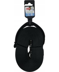 Zolux Smycz taśmowa długa dla psa 10m 20mm czarna Citas preces