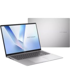 Asus Vivobook 16 M1607KA-MB150W Cool Silver 16 " IPS WUXGA 1920 x 1200 pixels Anti-glare AMD Ryzen AI 5 330 16 GB DDR5 Solid-state drive capacity 512 GB AMD Radeon Graphics Windows 11 Home 802.11ax Bluetooth version 5.3 Keyboard language English Keyboard  Portatīvie datori
