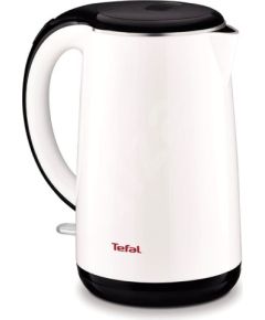 TEFAL KO260130 Standard kettle 2400 W 1.7 L Stainless steel 360° rotational base White Tējkannas (elektriskās)