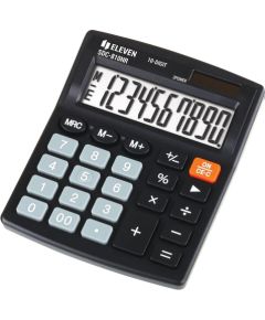 ELEVEN calculator office SDC-810NR  10-digit display, dual-powered, black Kalkulatori