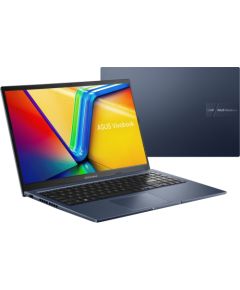 ASUS Vivobook 15 M1502YA-BQ617 Ryzen 5 7430U 15.6"FHD IPS-level Panel 60Hz 250nits AG 16GB DDR4 SSD512 Radeon Graphics WLAN+BT Cam 720p 42WHrs NoOS Quiet Blue Portatīvie datori