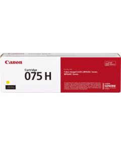 Canon CRG 075H Y (6366C002) Toner Cartridge, Yellow Lāzerprinteru izejmateriāli