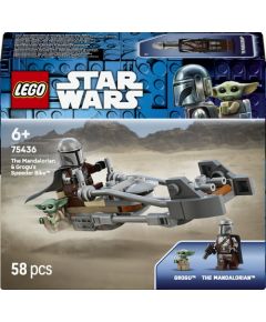 LEGO Star Wars Śmigacz Mandalorianina i Grogu (75436) Jaunumi, Bērnu preces