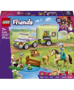 LEGO Friends Przyczepa z koniem i źrebaczkiem (42695) Jaunumi, Bērnu preces
