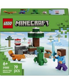 LEGO Minecraft Przygoda stevea w tajdze (21583) Jaunumi, Bērnu preces