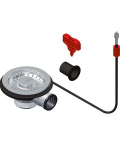 Franke Maris WK 3 1/2" PWSIWOFCPC500 Izlietnes daļēji integrēta ventiļa komplekts Sifoni