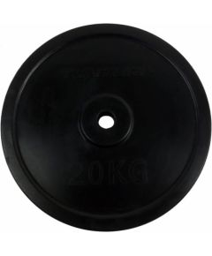Tunturi Gumijas svaru disks 20kg, viens Svaru ripas un stieņi
