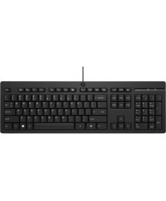 HP 125 G2 USB Wired Keyboard, Sanitizable, Copilot Key - Black - US ENG (BULK of 12 pcs) / AY2Y7A6#ABB Клавиатуры