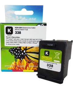 Static Control Compatible Hewlett-Packard 338 (C8765EE) Black, 450 p. Lāzerprinteru izejmateriāli