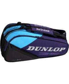 Tennis Bag DUNLOP FX-PERFORMANCE 8 violet/black/cyan Teniss