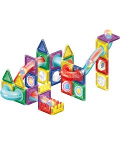 Magnētiskais konstruktors 66 daļas Springos KG0063 Jaunumi, Bērnu preces