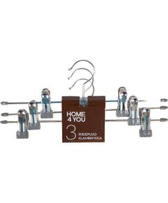 Drēbju pakaramais koks+metāla klipši 3 gab Jaunumi -Dārzam