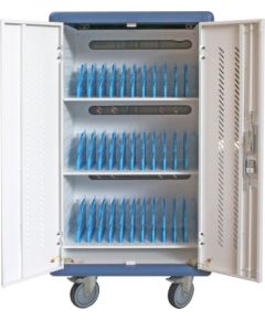 Techly Ventilated Charging Station Trolley 30 Notebook or Smartphone Black/Grey Зарядные устройства