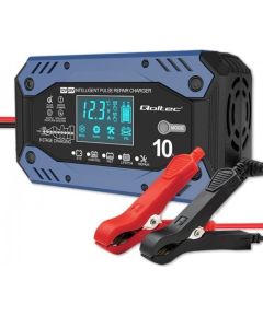Qoltec 52482 vehicle battery charger 12/24 V Black, Blue Jaunumi - Audio-Video