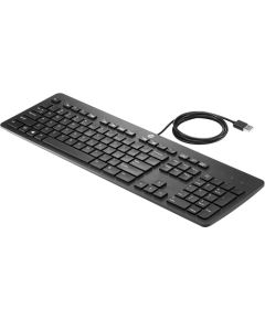HP Slim v2 USB Wired Keyboard - Smartcard - Black - US/RUS / A71J9AA#ACB Клавиатуры