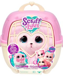 SCRUFF-A-LUVS plīša mājdzīvnieks, rozā, 19 cm Jaunumi, Bērnu preces